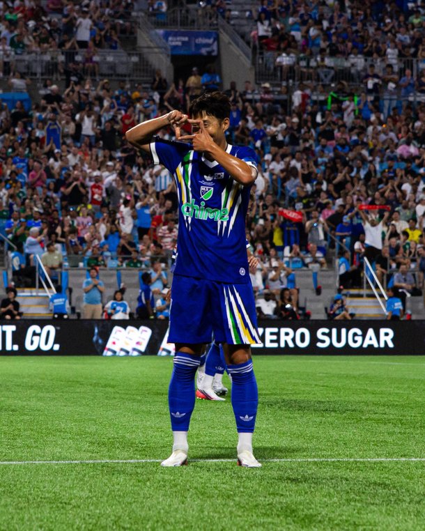 35분이면 충분하지…MLS 올스타 '캡틴' 손흥민, 3분 만에 멀티골 작렬…생애 첫 올읖맛MVP 선정